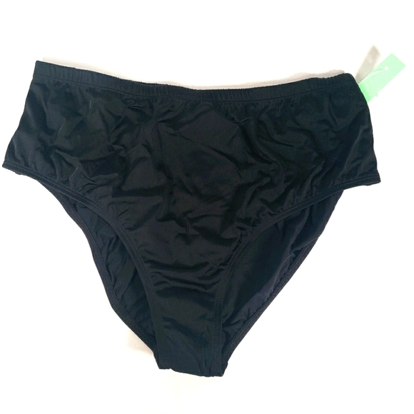 Black Two Piece Tube Top Bathing Suit Size 20W - Picture 5 of 8